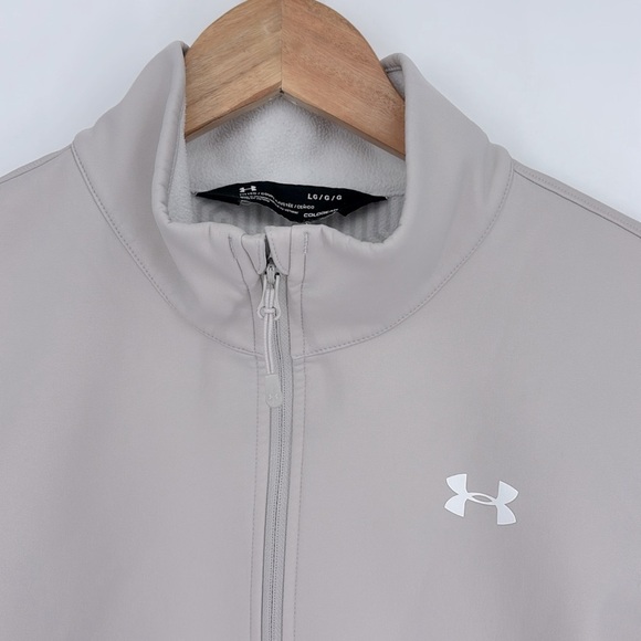 Under Armour Storm Coldgear Infrared Soft Shell Jacket Women’s Size Large Gray - Picture 3 of 12